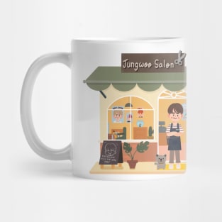 Jungwoo barbershop Mug